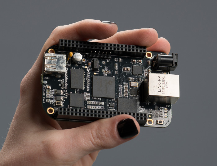 Photo de la carte BeagleBone Black (BBB)